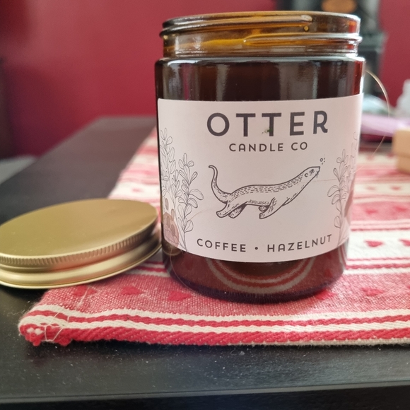 Otter Candle co Other - Otter candle co coffee and hazelnut jar candle
